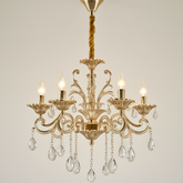 andelabru decorativ auriu cu 6 brate model 2325-6/FGD