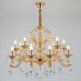 Candelabru clasic auriu cu 12 brate model 2325-8+4/FGD