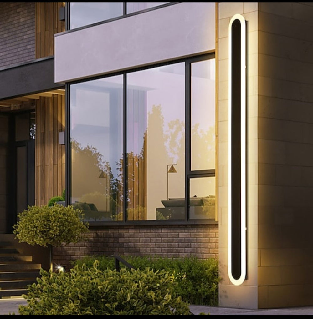 Aplica LED 71456/1200MB verticala pentru exterior, 1200mm, lumina calda 3000K, rezistenta la ploaie pentru fatade si terase.