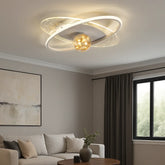 Lustra LED rotunda 8680 102W cu telecomanda si lumina reglabila 2800–6500K, ideal a pentru livinguri moderne ce necesita lumin a uniforma