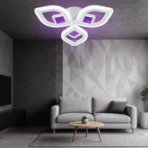 Lustra LED rotunda 8737/3 60W cu lumina reglabila si telecomanda, ideal a pentru livinguri moderne cu iluminare uniforma