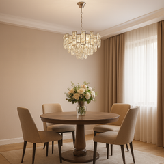 Candelabru cristal rotund argintiu – model 2334/10-500