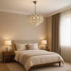 Candelabru cristal rotund argintiu – model 2334/10-500