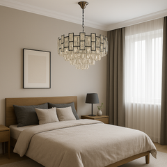 Candelabru cristal rotund argintiu – model 2334-400