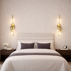 Aplica LED LUBAN Linear design alungit 20W iluminare ambientala in dormitor elegant