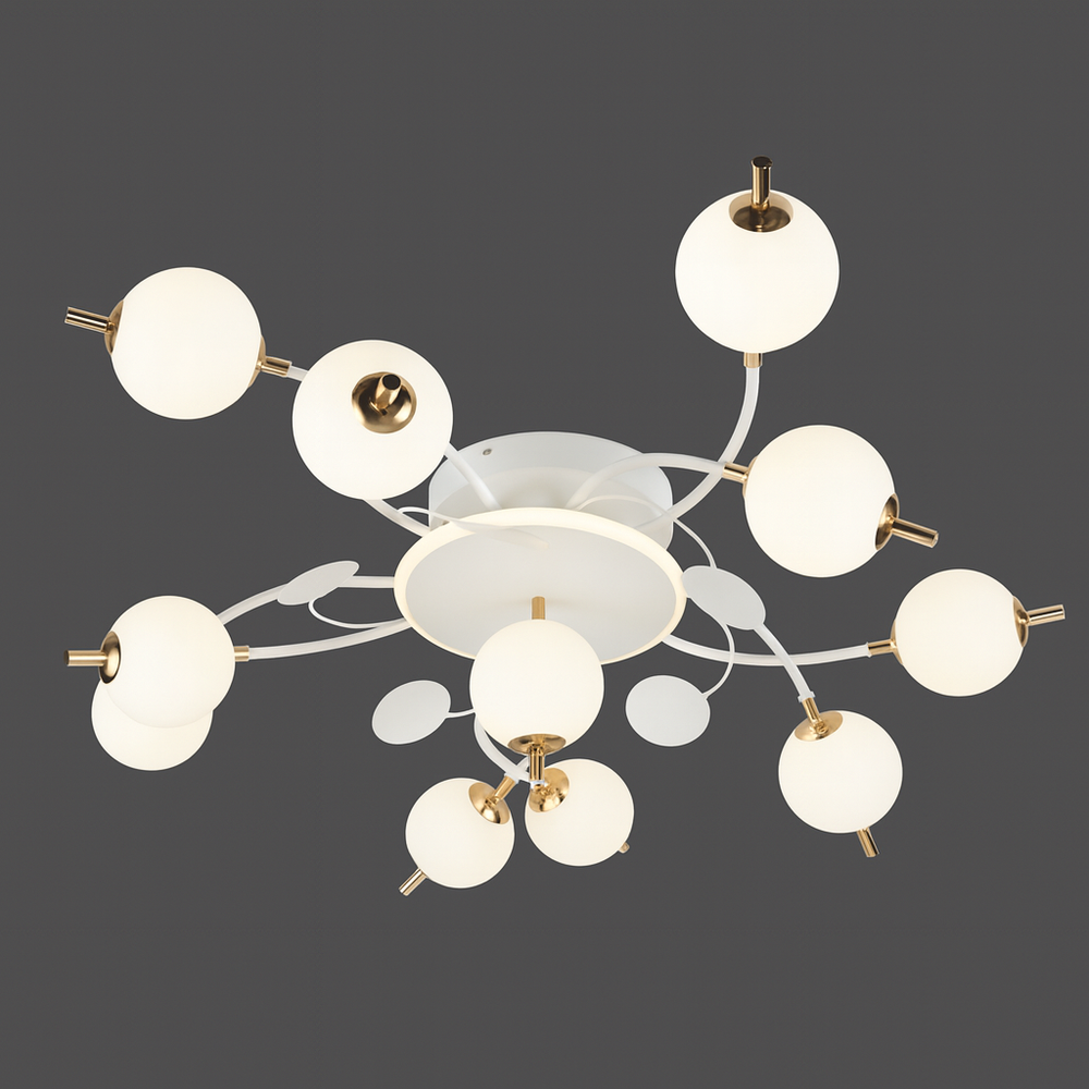 Lustra Led Cu 178W cu LED integrat alb pentru dormitor living hol bucatarie birou plafoniera LED moderna pentru dormitor living hol bucatarie birou design elegant cu telecomanda