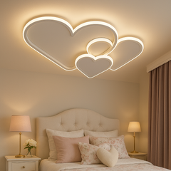 Lustra LED rectangulara alba 86W cu lumina ajustabila 3000K-6500K si telecomanda, ideala pentru dormitoare moderne cu iluminare confortabila si relaxanta