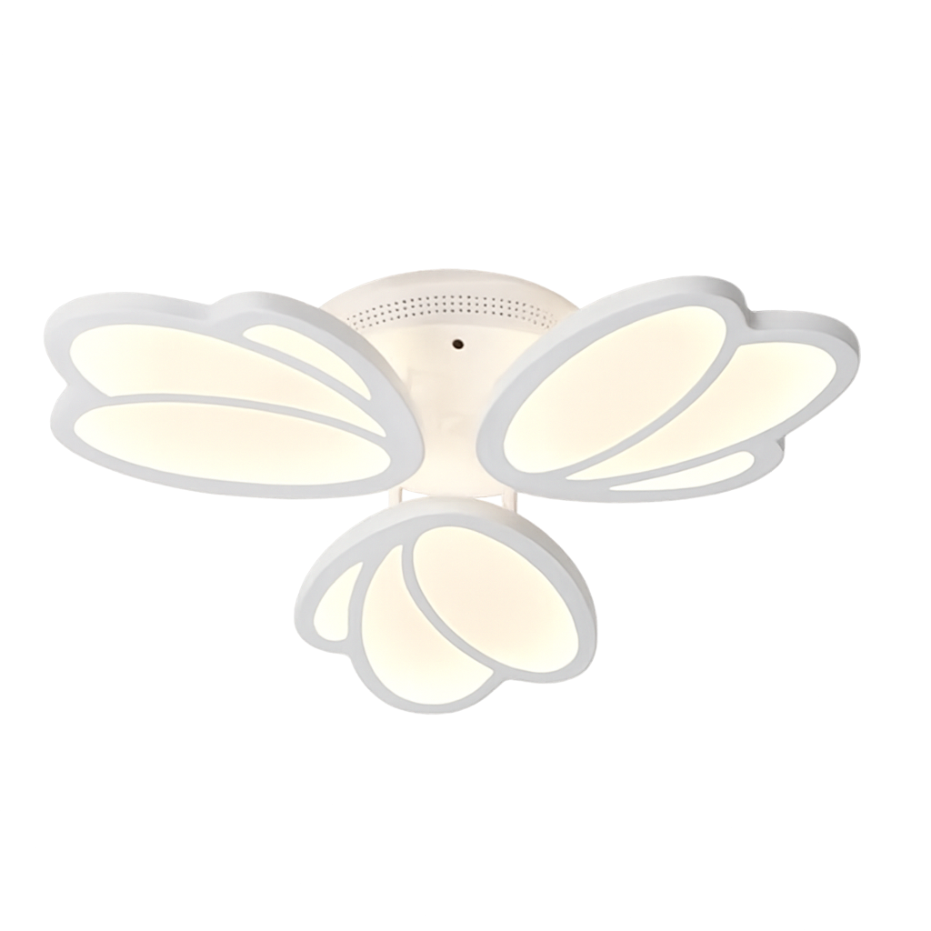 Lustra LED 8101-3 66W cu design floral modern si lumina reglabila, potrivita pentru zone de dining elegante