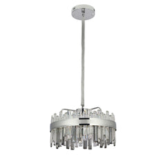 Candelabru LED rotund 8652/600, 140W, cu telecomanda, lumina ajustabila cald-rece, iluminat elegant pentru dormitor.