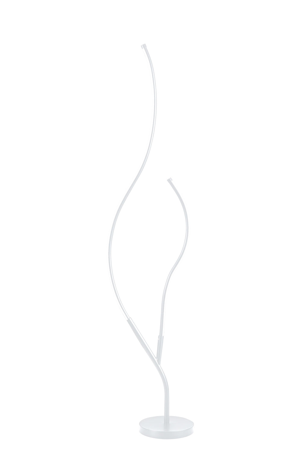 Lampadar 8742-WH alb, LED 68W, design sculptural