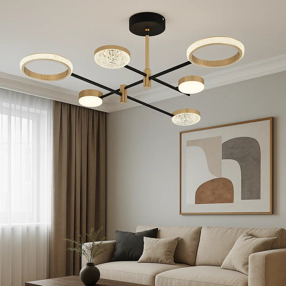 Lusta Led Moderna 80W cu LED integrat pentru dormitor living hol bucatarie birou plafoniera LED moderna pentru dormitor living hol bucatarie birou design elegant cu telecomanda