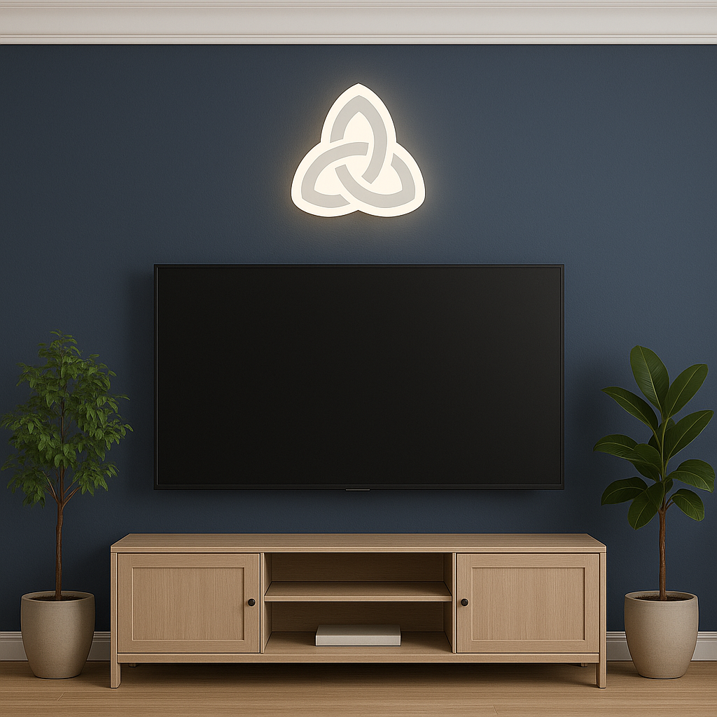 Plafoniera LED rotunda 19148/240 alba 48W fara telecomanda, lumina reglabila 3000–6500K, ideala pentru living modern si compact.