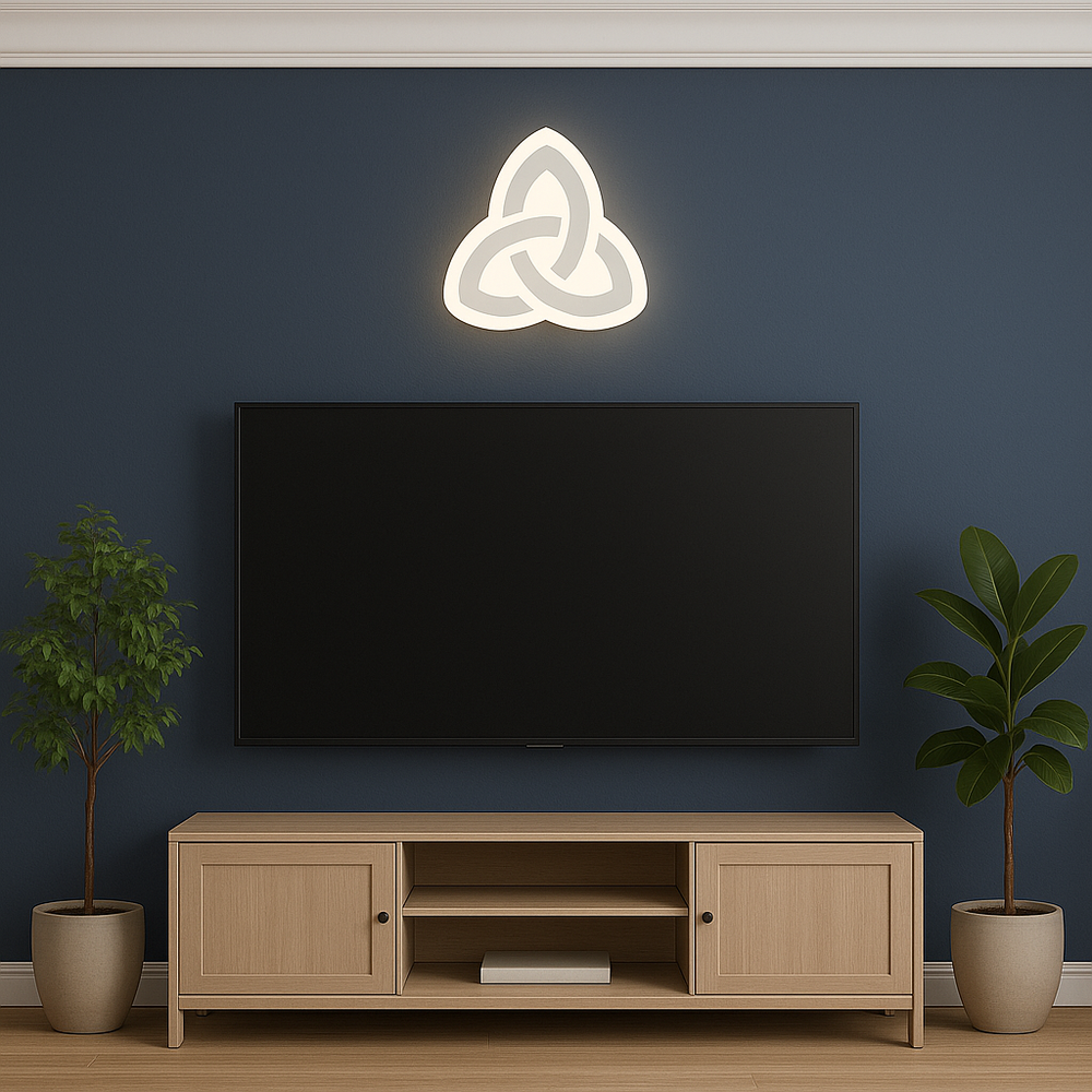 Plafoniera LED rotunda 19148/240 alba 48W fara telecomanda, lumina reglabila 3000–6500K, ideala pentru living modern si compact.