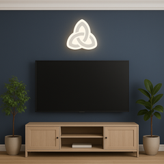 Plafoniera LED rotunda 19148/240 alba 48W fara telecomanda, lumina reglabila 3000–6500K, ideala pentru living modern si compact.