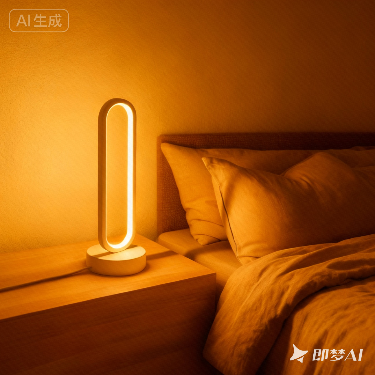 Veioza LED alba forma ovala 30W ofera lumina calda, neutra sau rece, creand un ambient linistit si rafinat in dormitoare moderne.