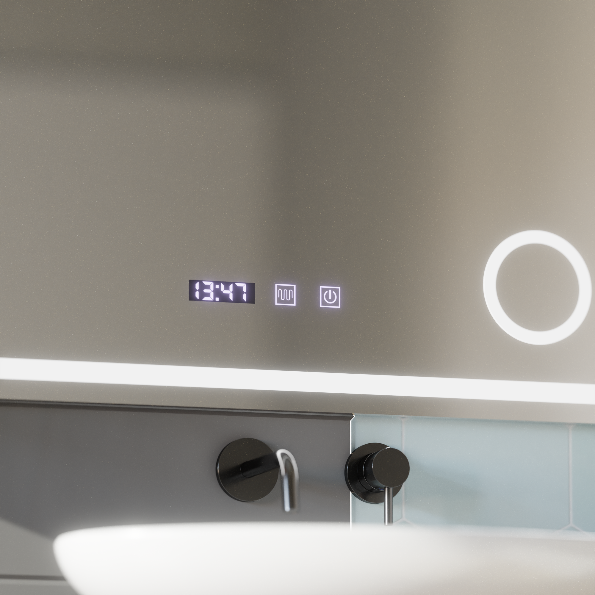 Oglinda smart LED Vision Pro cu LUPA si dezaburire