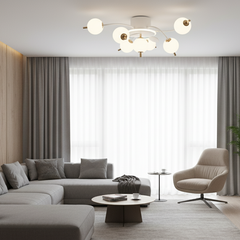 lustra LED moderna 3 lumini 77125/6+1